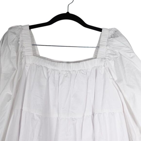 EUC Tuckernuck Pomander Place Halile Dress XS White 3/4 Sleeve Mini Dress 2571-Q - Picture 5 of 12